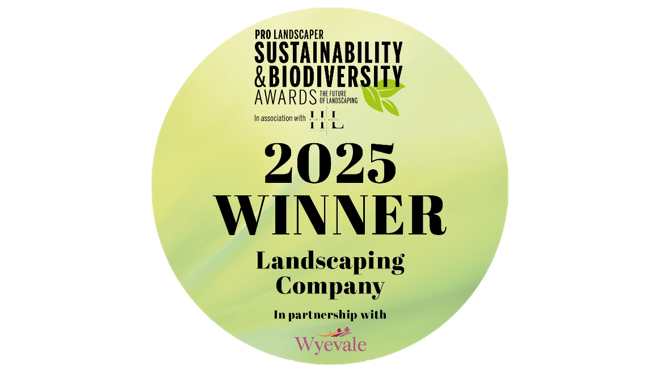 Sustainability biodiversity winner 2025 logo